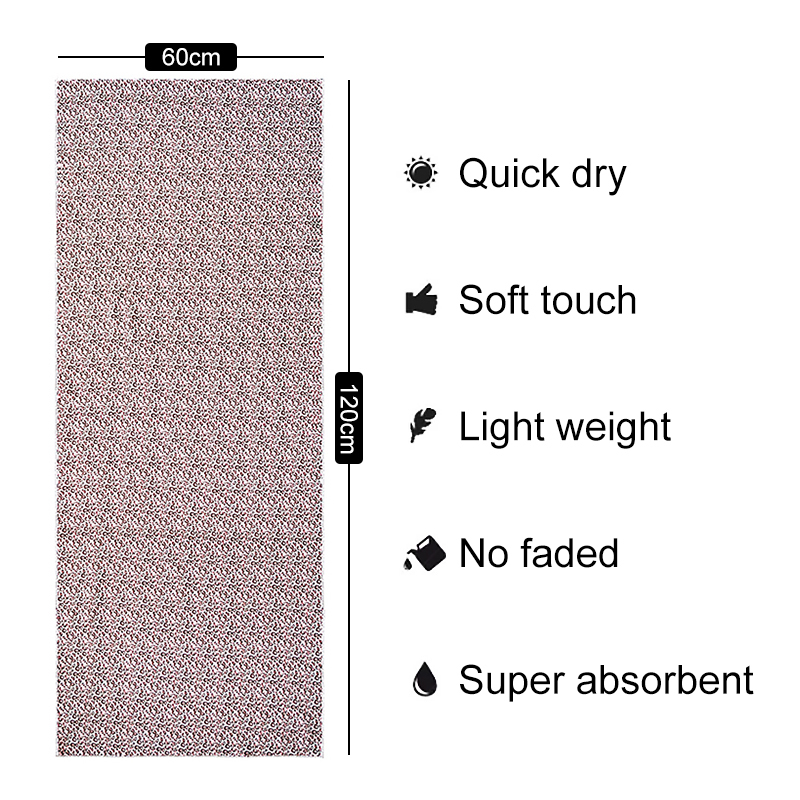 2021 Top Selling pattern Leopard grain design Customized Printed Bath Towel 100% coral fleece composite