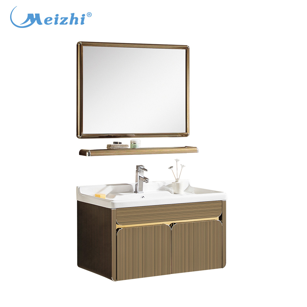 Stainless steel wall hanging bathroom cabinets furnitures of house
