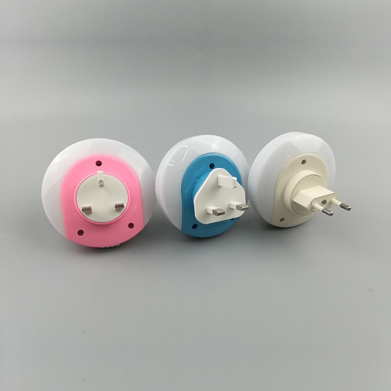 USB recharge ABS cover Wall in , EU UK US plugled night lamp