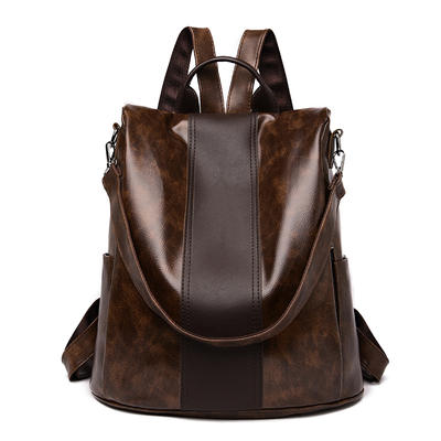 mochilas 2020 New high quality leather backpacks women fashion shoulder bags high capacity travel backpack school bags mochila feminina