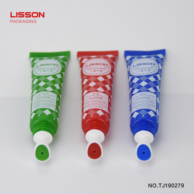 D16 10 oz lip balm tube with silica gel brush