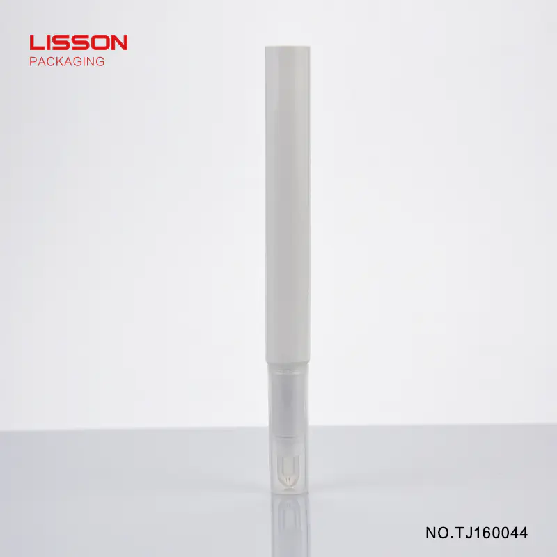 15ml empty lip gloss packaging tube with silicone applicator