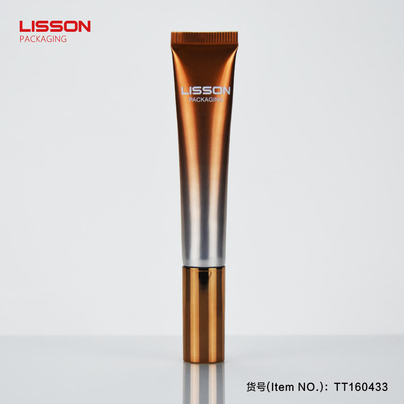 10ml wholesale custom empty lip gloss tube with brush for lipgloss