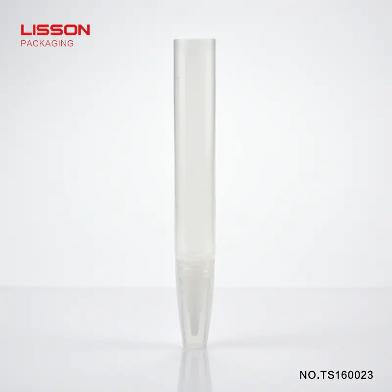 makeup lip gloss container brush set plastic cosmetic tube