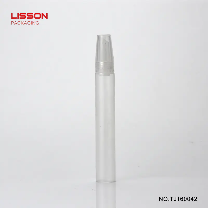15ml empty lipgloss tube with silicone applicator
