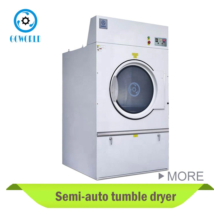 semi-automatic industrial tumble dryer