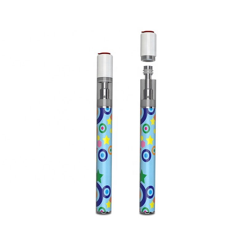 Quartz coil disposable vape pen cbd pod vapor starter kits smoke e electronic cigarettes wax vape pens