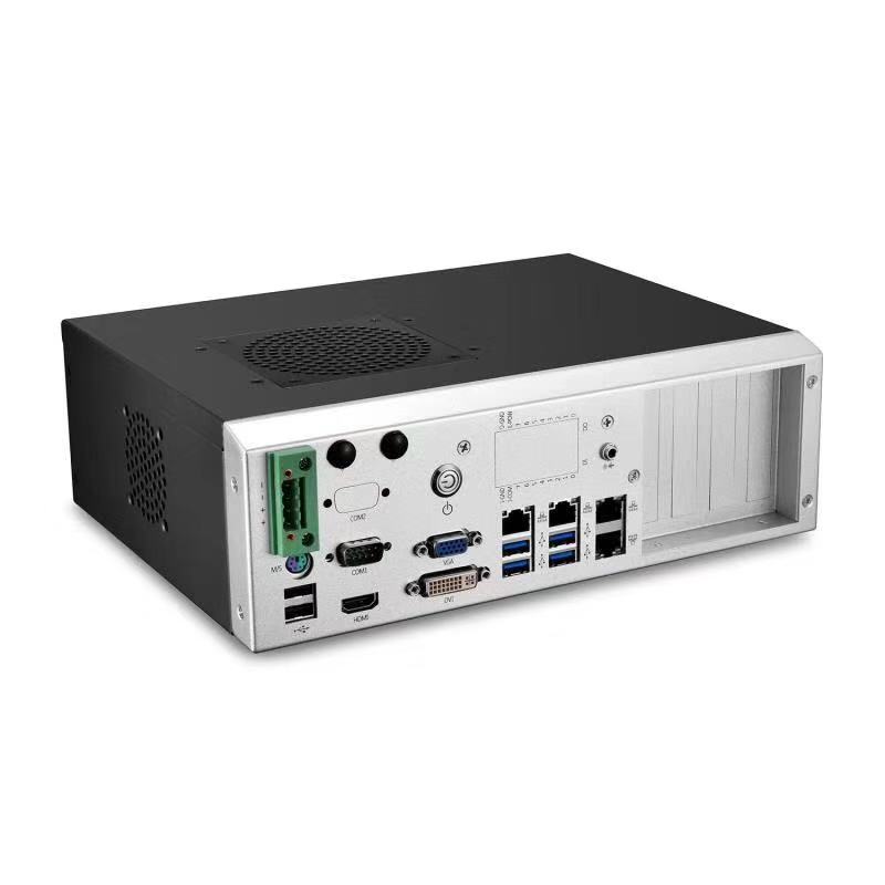 Barebone System Industrialcore i3 i5 i7 2 lan computer Factory industrial pc cheap price Fanless Mini PC for machine
