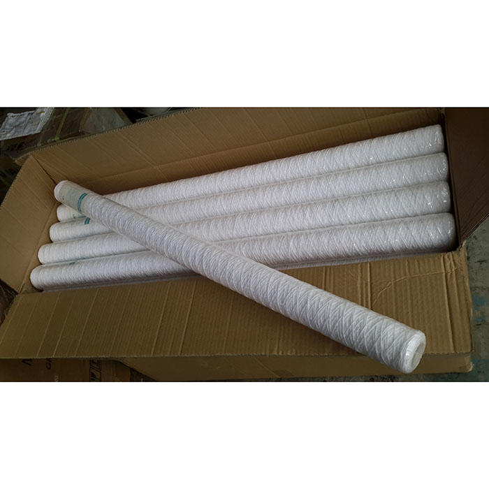 product-40 inch high quality 5 micron pp yarn string wound element nsf water filter cartridge for dr-1