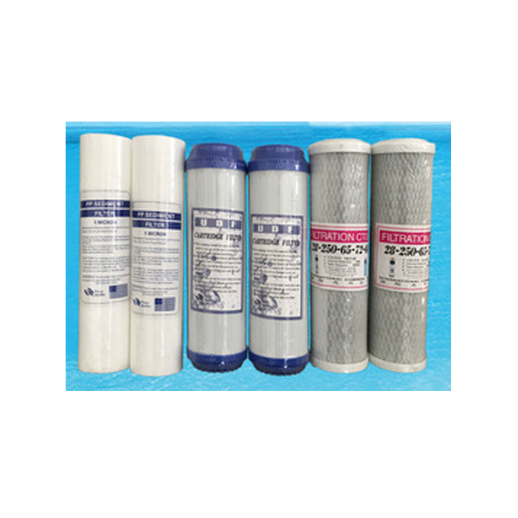 one complete set water filter cartridge including Pp+cto+UDFfilter cartridge