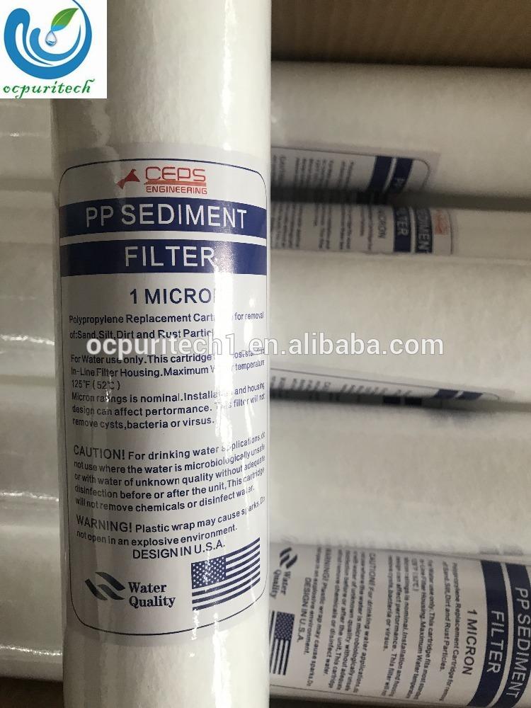 product-Ocpuritech-hot sale 5 micron melt blown cotton pp cartridge sediment filter-img