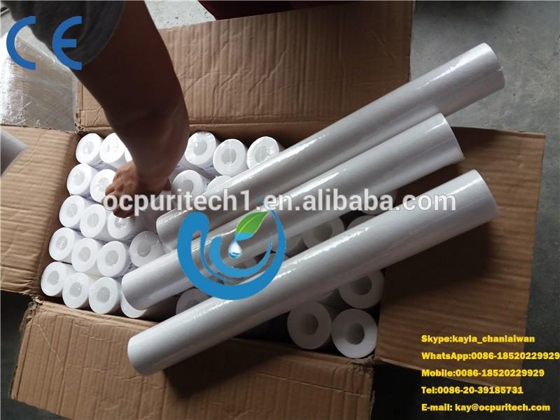 product-10 inches 20 inches Pleated Cartridge for RO systemPPUDFCTOPP Yarn-Ocpuritech-img-1