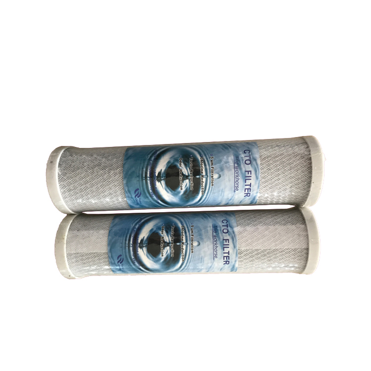 high quality cheap 10 inch activated carbon CTO water filter cartridge