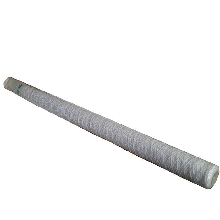 40 inch high quality 5 micron pp yarn string wound element nsf water filter cartridge for drinking