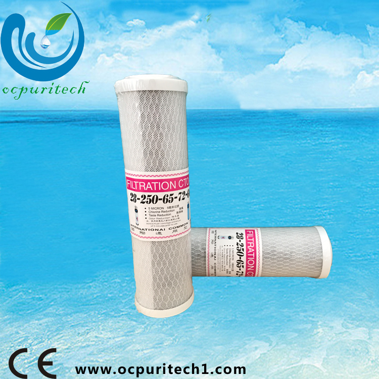 product-Ocpuritech-10 inch cto carbon block filter cartridge-img