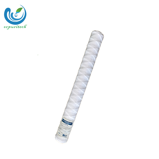 product-Ocpuritech-20 inch high quality 5 micron pp yarn string wound element nsf water filter cartr