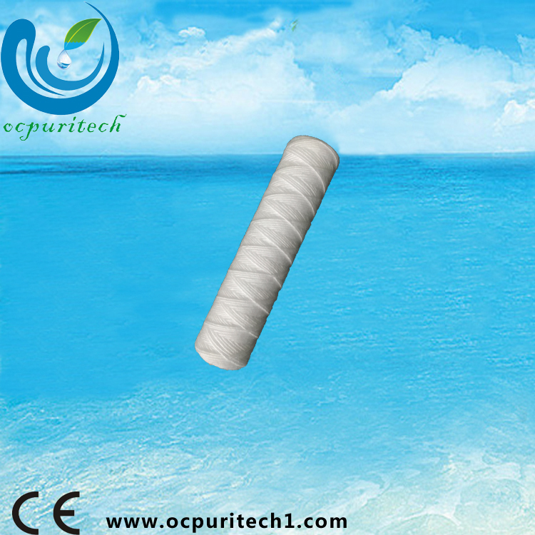 Edible drink filter big blue 10inch PP String Wound Water sediment Filter cartridge