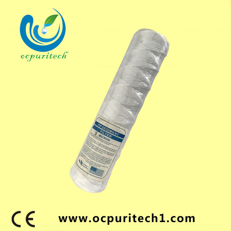 product-20 inch pp spun wire yarn element pp wire wound filter cartridge-Ocpuritech-img-1