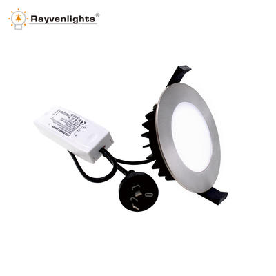 12W cut out 90mm chrome recessed led downlight
