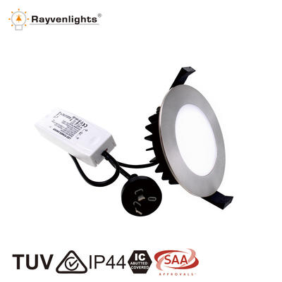 90mm cut out 10W 12W DALI Driver Dimmable LED Trimless downlight