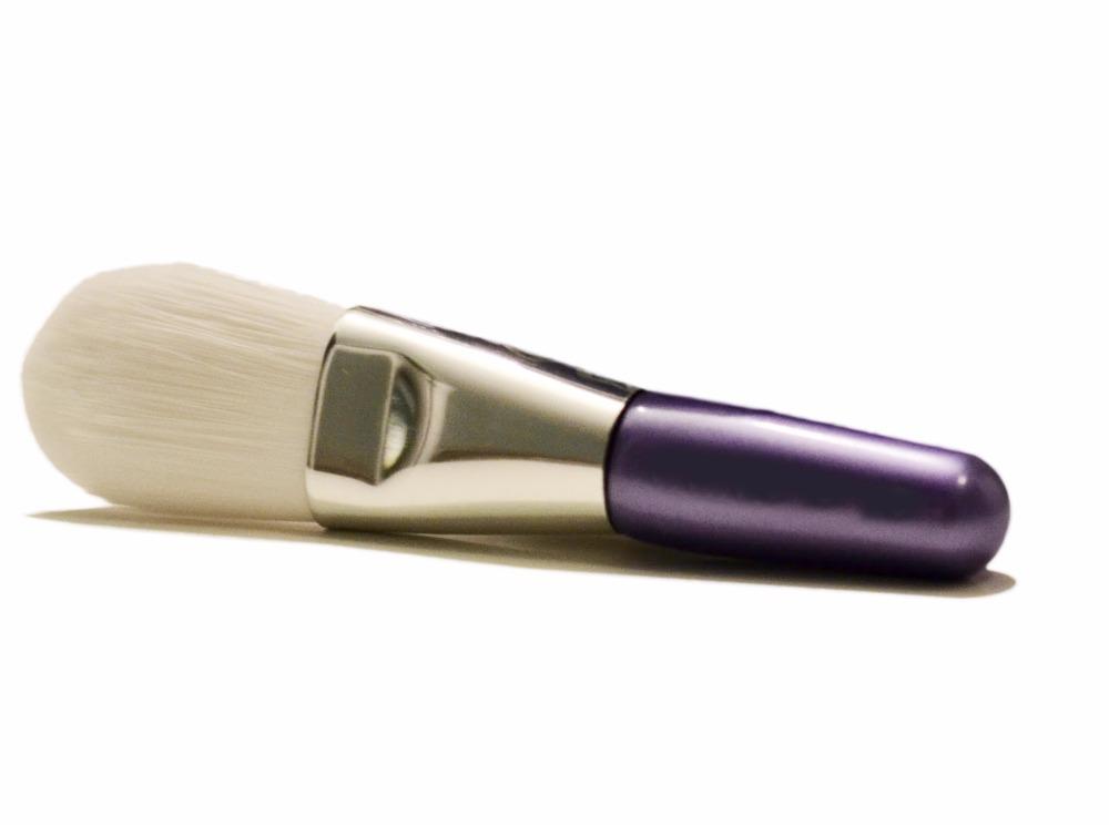 Bamboo handle Vegan Synthetic Hair Custom Logo Silicone Face Mask Brush