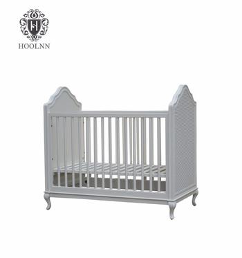 Antique French Style Baby Bed Wood
