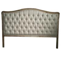 French Style Wood Frame Upholstered Luxurious Headboard HL004