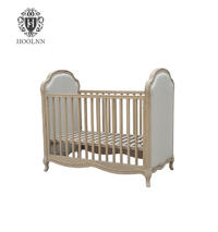 European Provincial Baby Room Furniture Wooden Baby Bed HL065-1-105