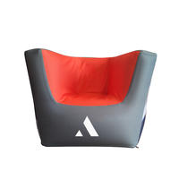 Advertising attraction single sofa and table inflatable outdoor furniture with Soft Neoprene material