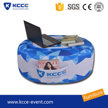 Outdoor advertising display table event stool inflatable desk with durable material