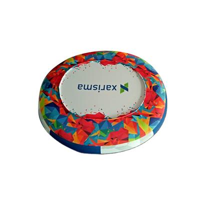 inflatable furniture ottoman with customized printed cover for promotion