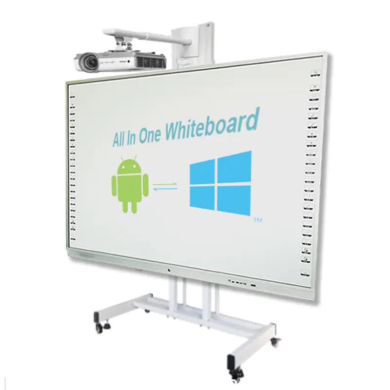Hot Sale Prices Android Infrared Portable Projector Interactive Whiteboard With Touch Pen