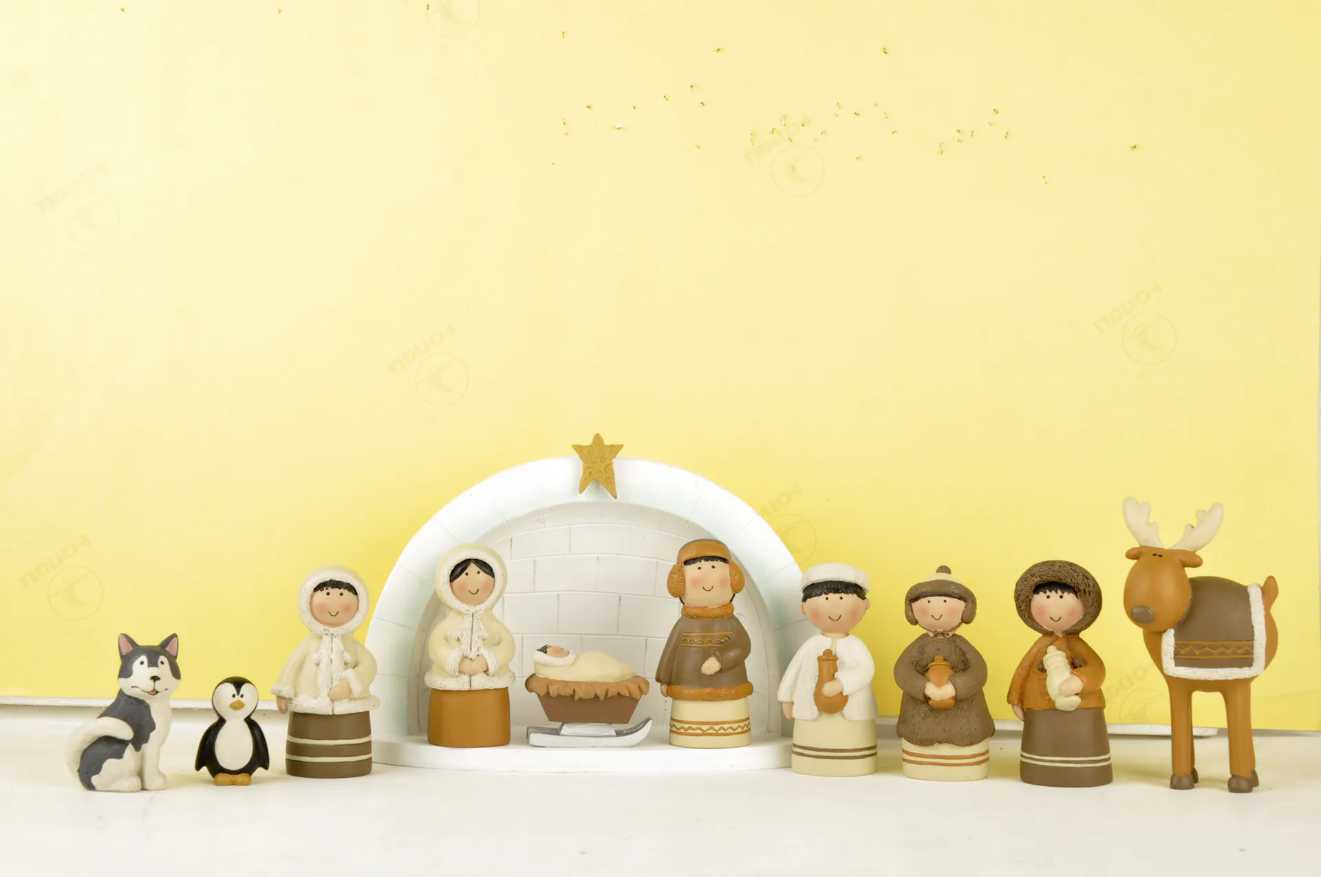2020 hot-selling resin religious nativity figurines set of 11