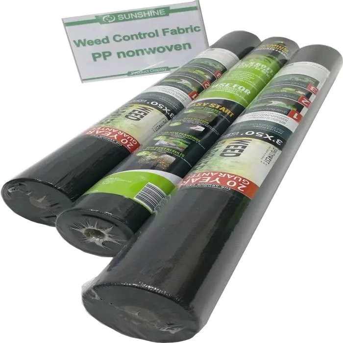 Black color PP nonwoven fabric for agriculture weed control