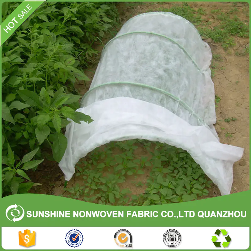 Anti-UV treatment pp spunbond nonwoven fabric agriculture cover/pp spunbond tunnel greenhouse