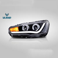 Vland Car Styling For Lancer EVO X 2008-UP Car Headlight Assembly Projector LED Head Lamp Plug And Play