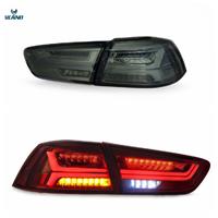 VLAND manufacturer accessories for Car Tail lamp for LANCER/EVO X LED Taillight 2008-2017 full LED with moving turn signal