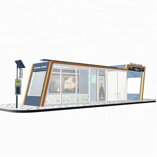 Attractive Design Smart Urban Modern AC Bus Shelter for Sale