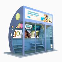 New Design Smart Air Conditioner Bus Shelter Bus Stop