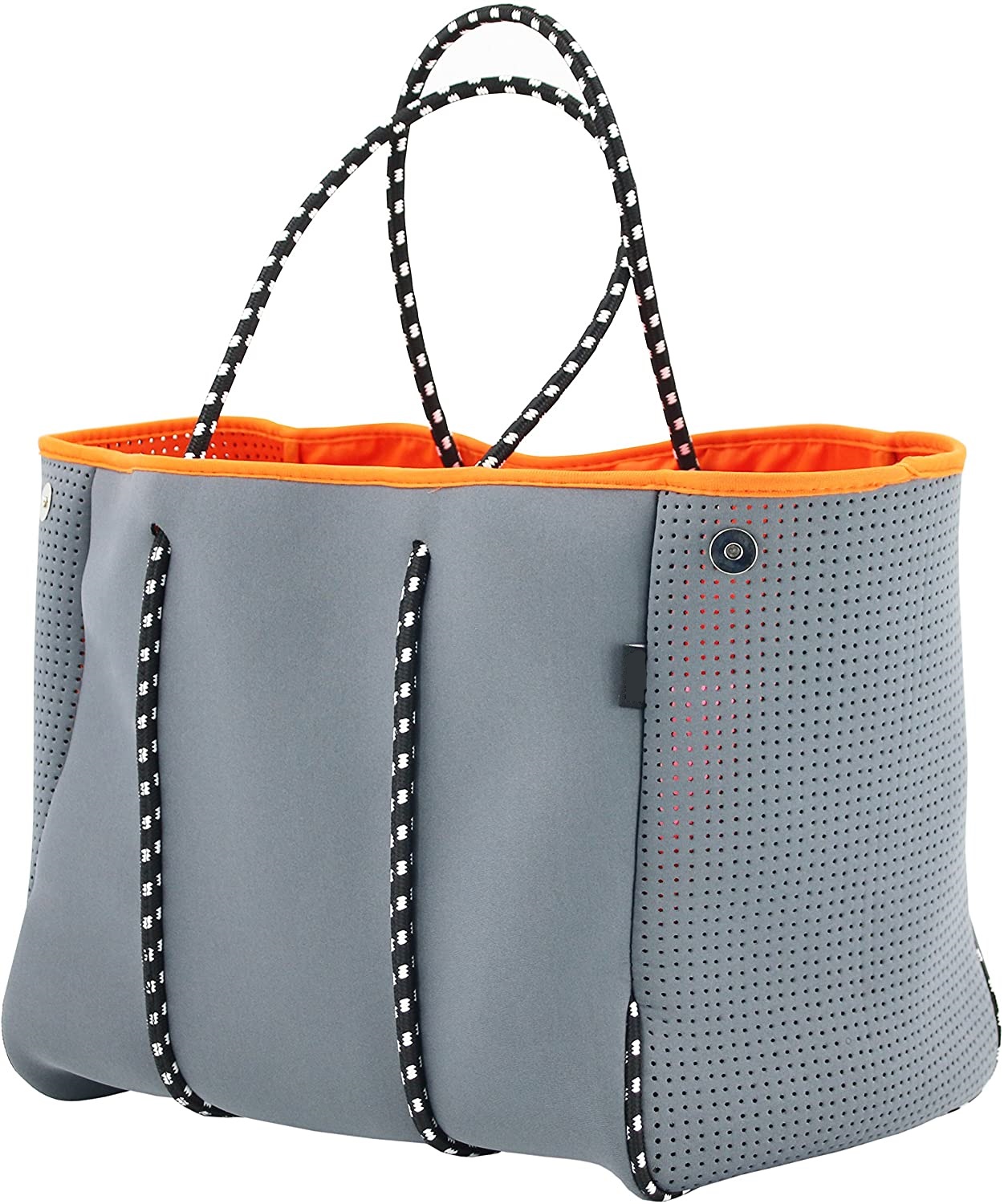 Neoprene Multipurpose Bogg Beach Bag Tote with Inner Zipper Pocket and Movable Board
