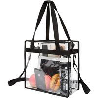 Clear Tote Cross body Shoulder Bag with Adjustable Strap