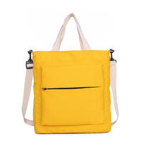 Customized 2020 NEW Canvas Shoulder Bag environmental shopping handbag for women