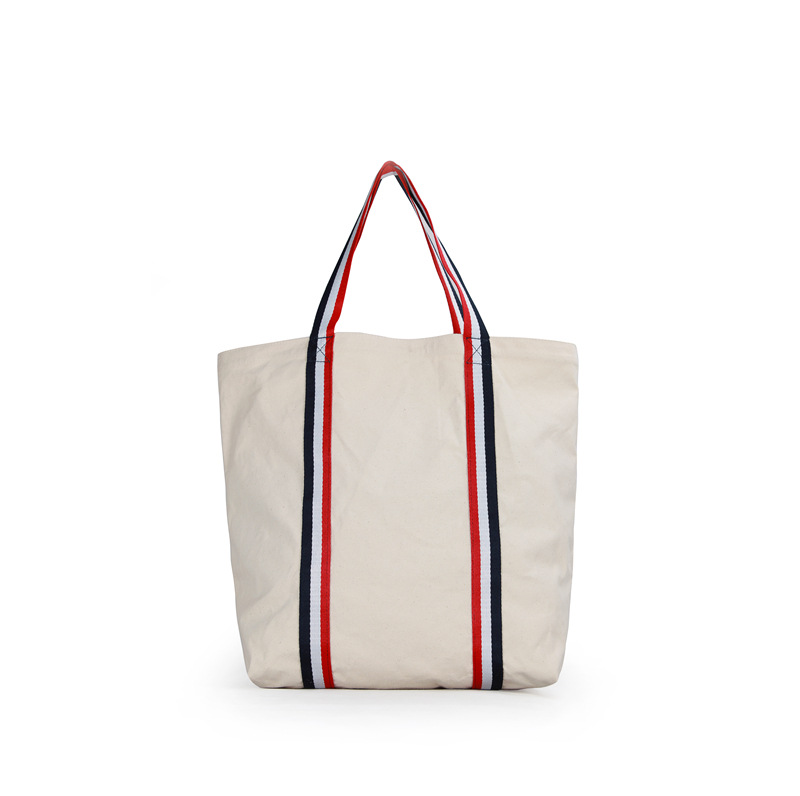 Preferred canvas handbag female new simple large-capacity shopping bag
