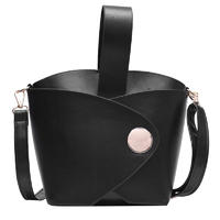 Plain Design Girls Leather Handbags Trending Women Leather Sling Bags