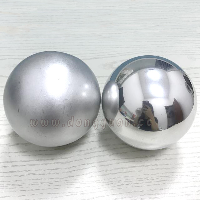 100mm AluminumHalf Ball Fabrication / Metal Aluminum Decoration Sphere in Stock