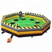 8 person meltdown challenge Inflatable wipeout games inflatable total wipeout