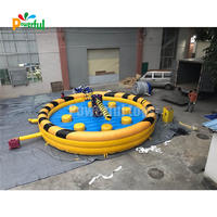 New style crazy inflatable meltdow wipeout bouncer games