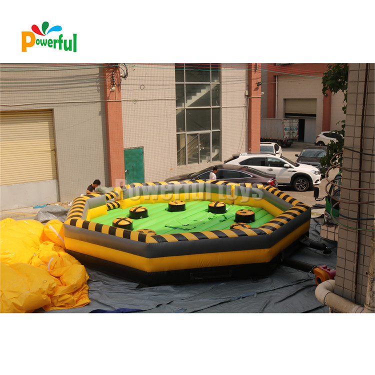 Trampoline park for wipeout inflatable obstacle course/wipeout inflatable sweeper