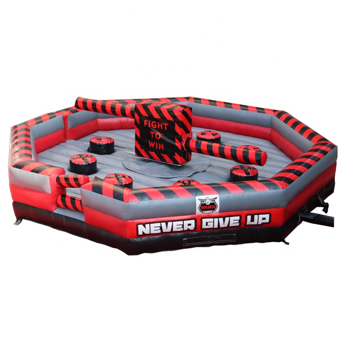 inflatable sweeper game, inflatable meltdown game, inflatable wipeout eliminator