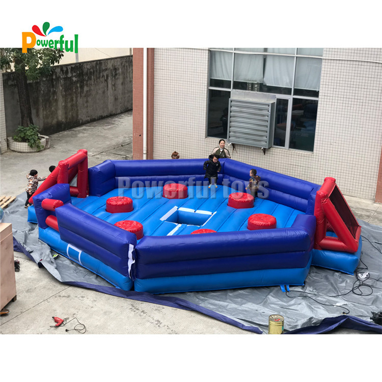Total eliminator inflatable meltdown wipeout mechanical for sport games